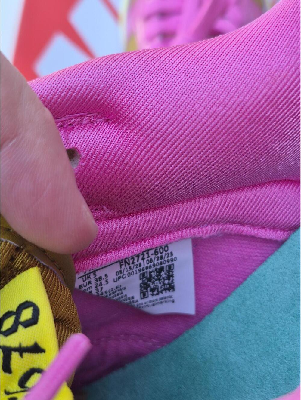 Parris Goebel Nike Dunk Low QS Playful Pink Women's Sz 7.5 - Picture 7 of 10